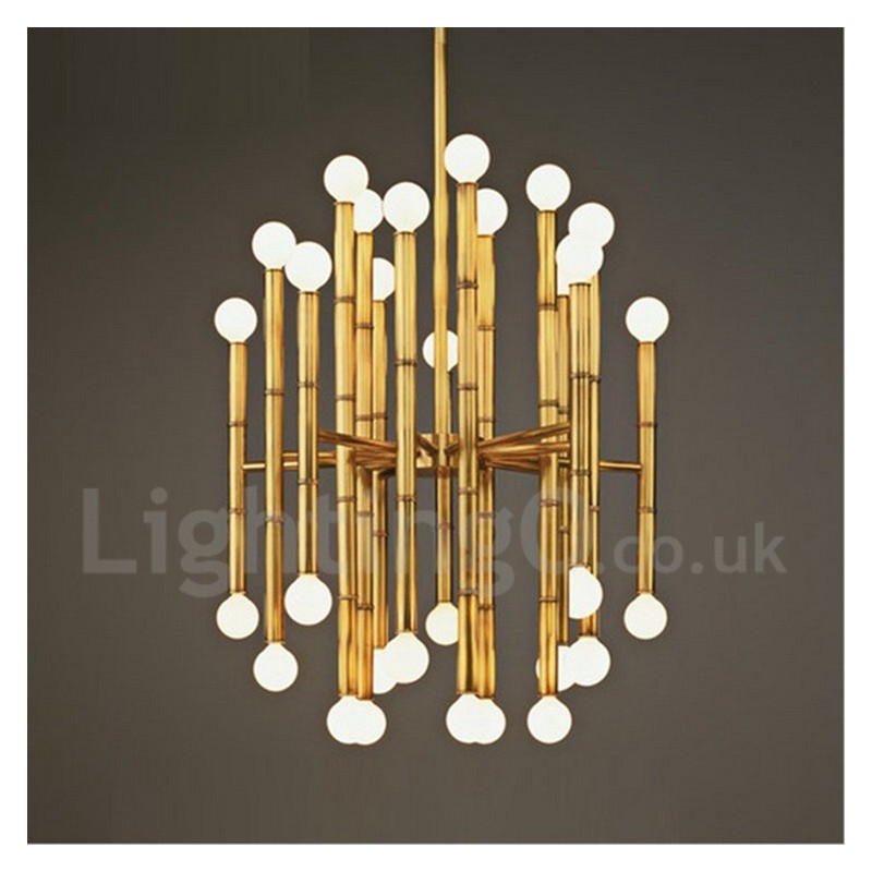 Modern Contemporary 30 Light 2-tiers lysekrone til lys