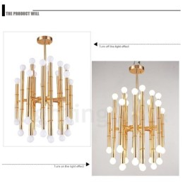 Modern Contemporary 30 Light 2-tiers lysekrone til lys