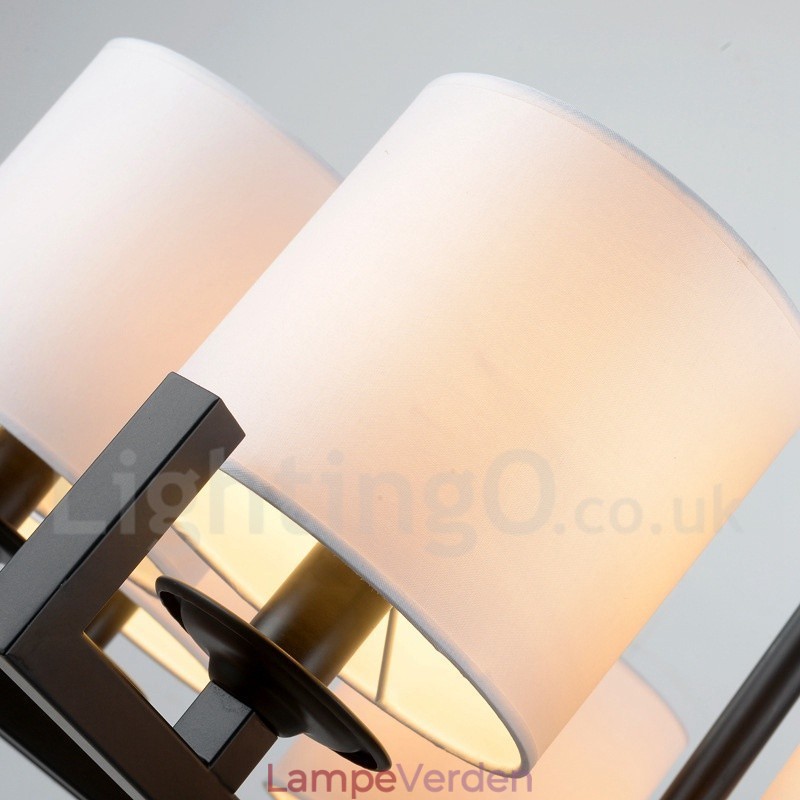 Modern Contemporary 8 Light Single Tier lysekrone Lamp Light