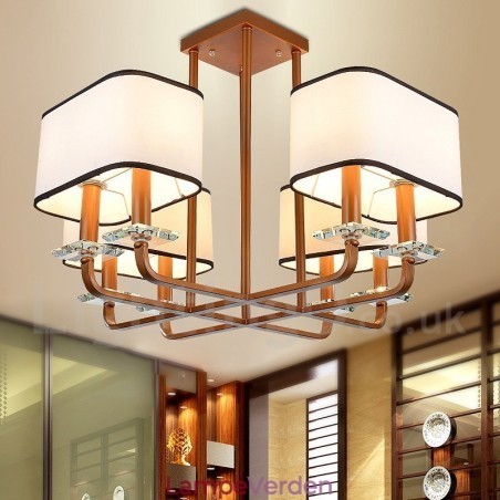 Modern Contemporary 8 Light Single Tier lysekrone Lamp Light Modern Contemporary 8 Light Single Tier lysekrone Lamp Light