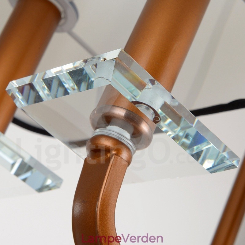 Modern Contemporary 8 Light Single Tier lysekrone Lamp Light