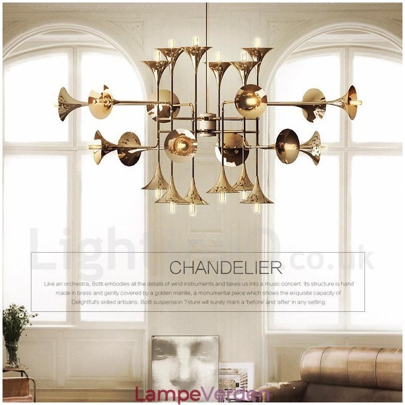 24 lys lysekrone lampe moderne moderne stil lys