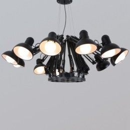 12 lys moderne moderne enkelt lag lysekrone lampe lys