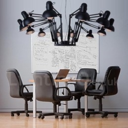 12 lys moderne moderne enkelt lag lysekrone lampe lys
