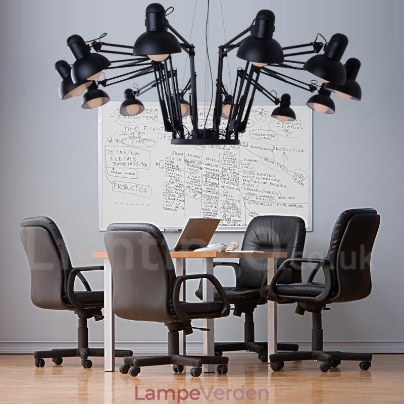 12 lys moderne moderne enkelt lag lysekrone lampe lys