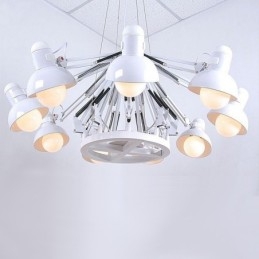 12 lys moderne moderne enkelt lag lysekrone lampe lys