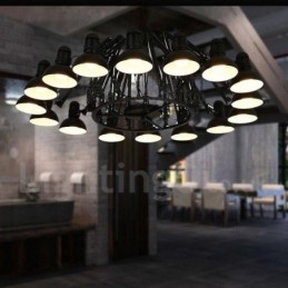 16 lys moderne moderne enkelt lag lysekrone lampe lys