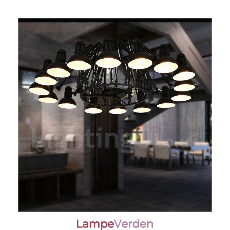 16 lys moderne moderne enkelt lag lysekrone lampe lys