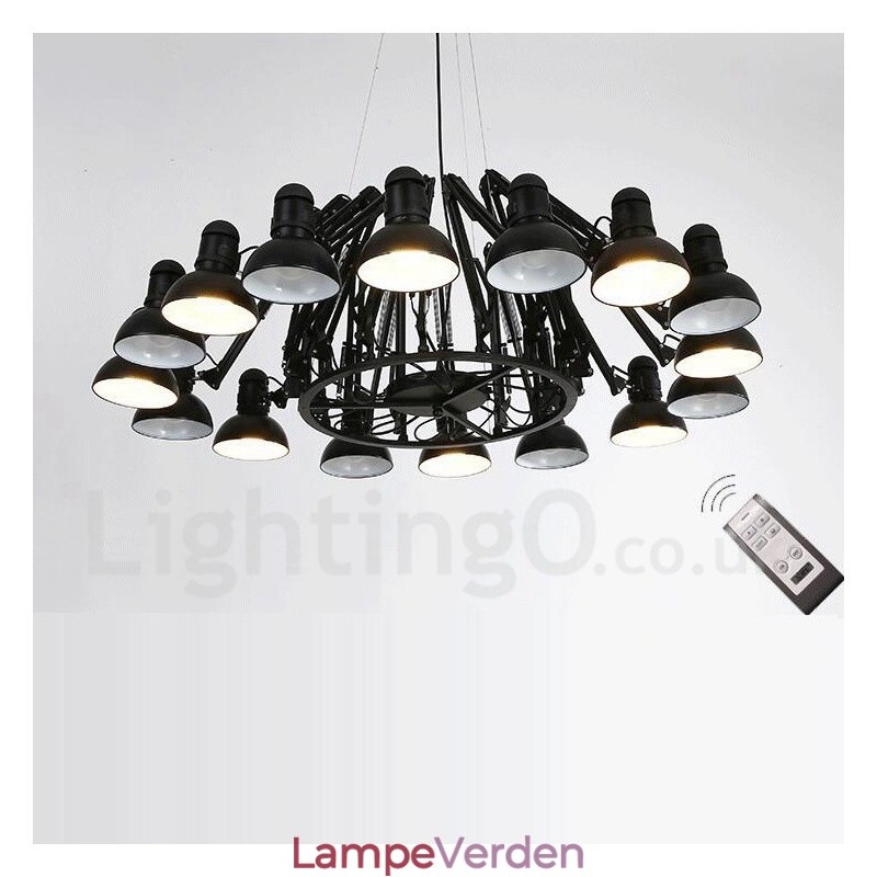 16 lys moderne moderne enkelt lag lysekrone lampe lys