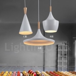 1 lys Moderne moderne pendel