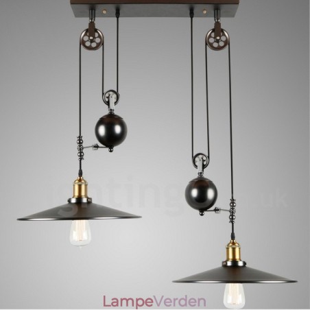 2 Light Country Vintage Metal Pendel Light 2 Light Country Vintage Metal Pendel Light