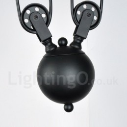 2 Light Country Vintage Metal Pendel Light