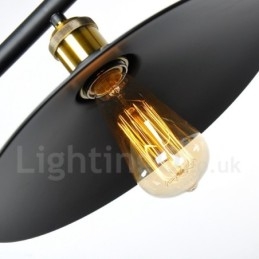 2 Light Country Vintage Metal Pendel Light