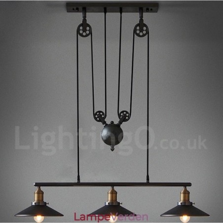 3 Light Country Vintage Metal Pendel Light 3 Light Country Vintage Metal Pendel Light