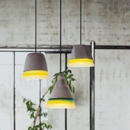 1 Light Vintage Concrte Pendel