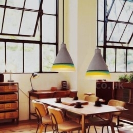 1 Light Vintage Concrte Pendel
