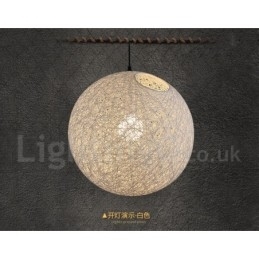 Moderne moderne bambus rattan pendellampe