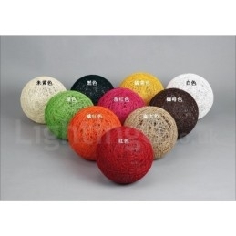 Moderne moderne bambus rattan pendellampe