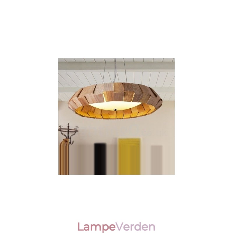 Moderne moderne træ pendellampe