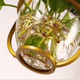 Traditionel klassisk enkelt lys glas pendel lys