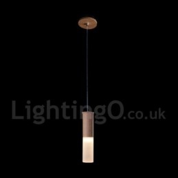 Moderne moderne One Light Wood Pendel Light