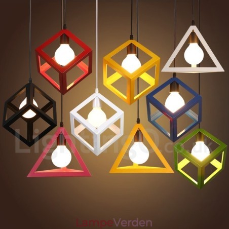 Moderne moderne multifarver metal 1 lys pendellampe Moderne moderne multifarver metal 1 lys pendellampe