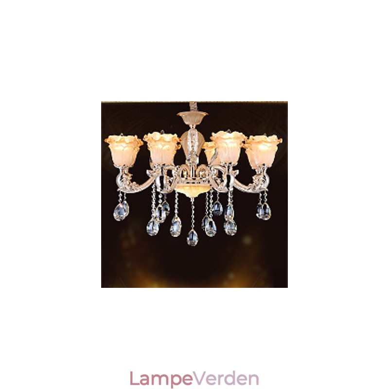 Europæisk stil Retro Crystal Pendel lampe Americange lampe