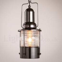 Retro Vintage 1 lys lanterne kobber pendel