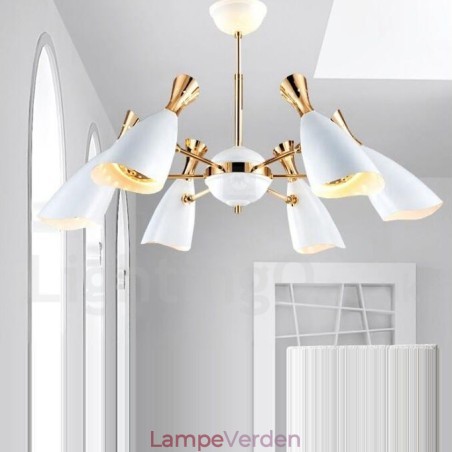 Moderne moderne 6-lys lysekronelampe Moderne moderne 6-lys lysekronelampe