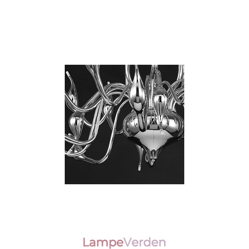 Moderne Lysekrone Light 18 Lights G4 Chrome Finish