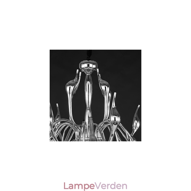 Moderne Lysekrone Light 18 Lights G4 Chrome Finish
