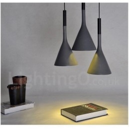1 Light Vintage Concrte Pendel