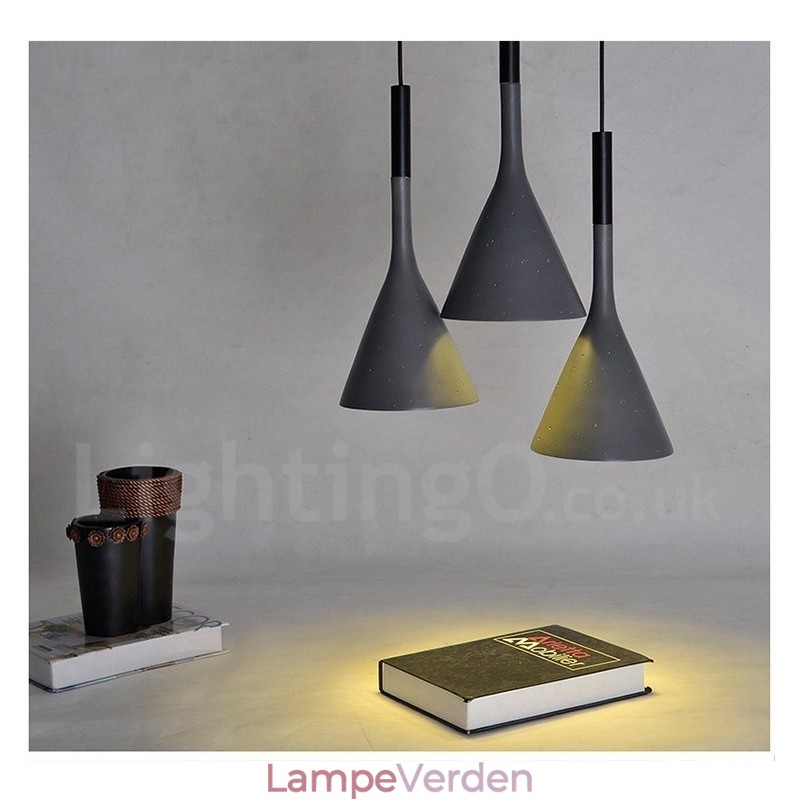 1 Light Vintage Concrte Pendel