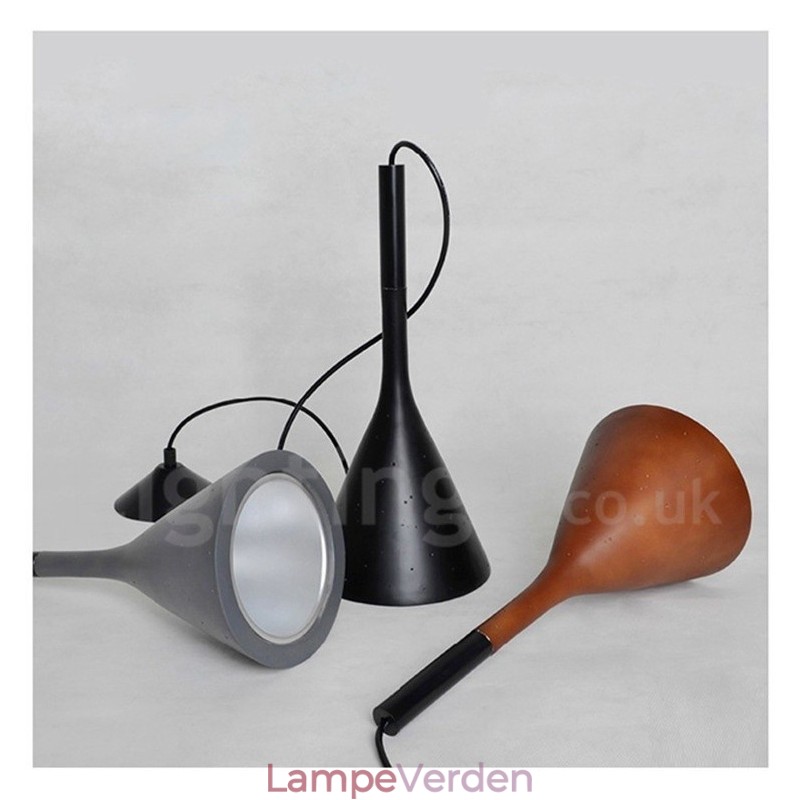 1 Light Vintage Concrte Pendel