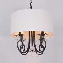 Rustik Lodge Metal Drum Pendel Light