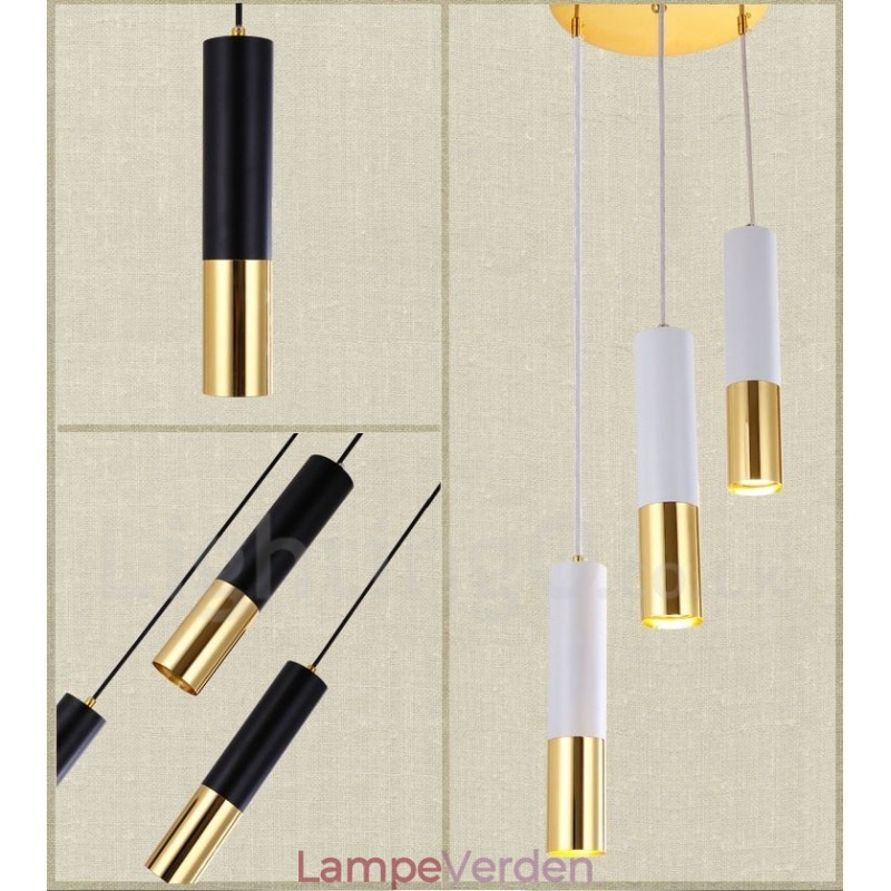 3 lys moderne moderne pendel