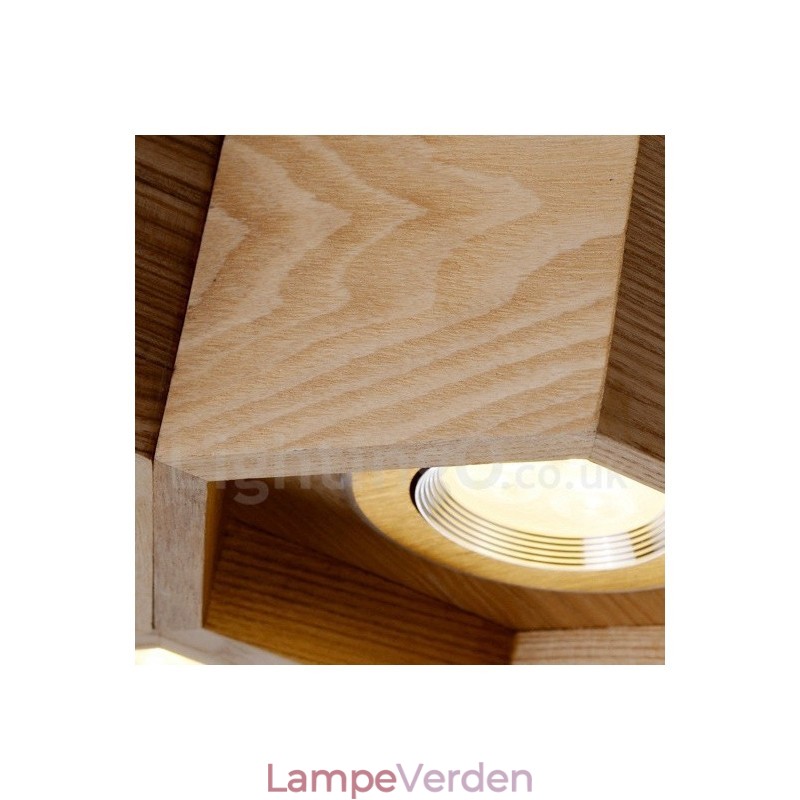 7 Lys træ Moderne moderne pendel