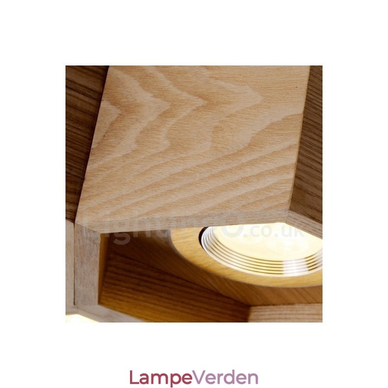 6 Lys træ Moderne moderne pendel