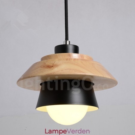 Metal Wood 1 Light Pendel Metal Wood 1 Light Pendel