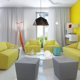 Sort 1 lys moderne moderne pendel