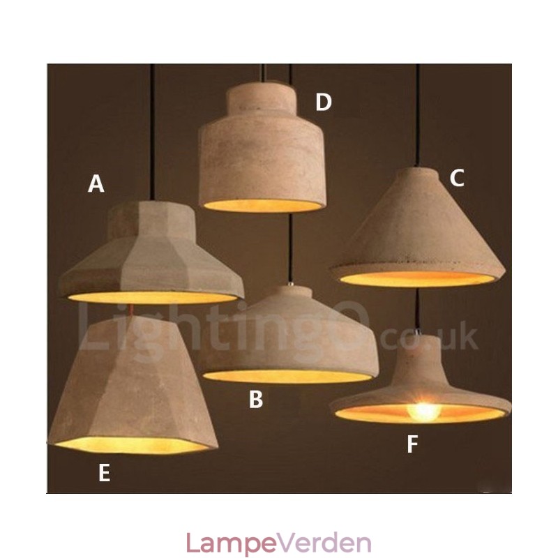 Moderne moderne Concrte enkelt lys pendel
