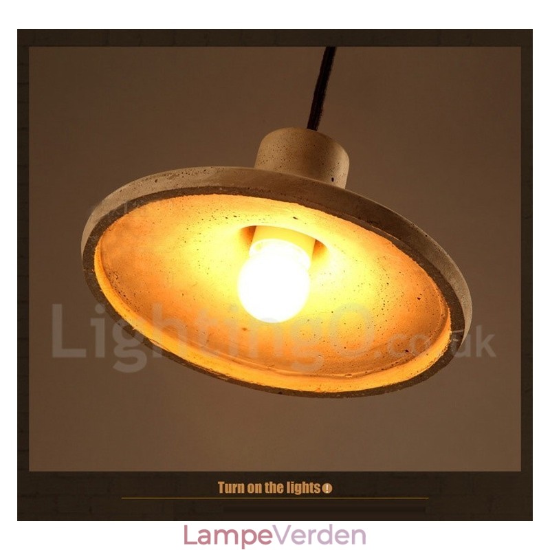 Moderne moderne Concrte enkelt lys pendel