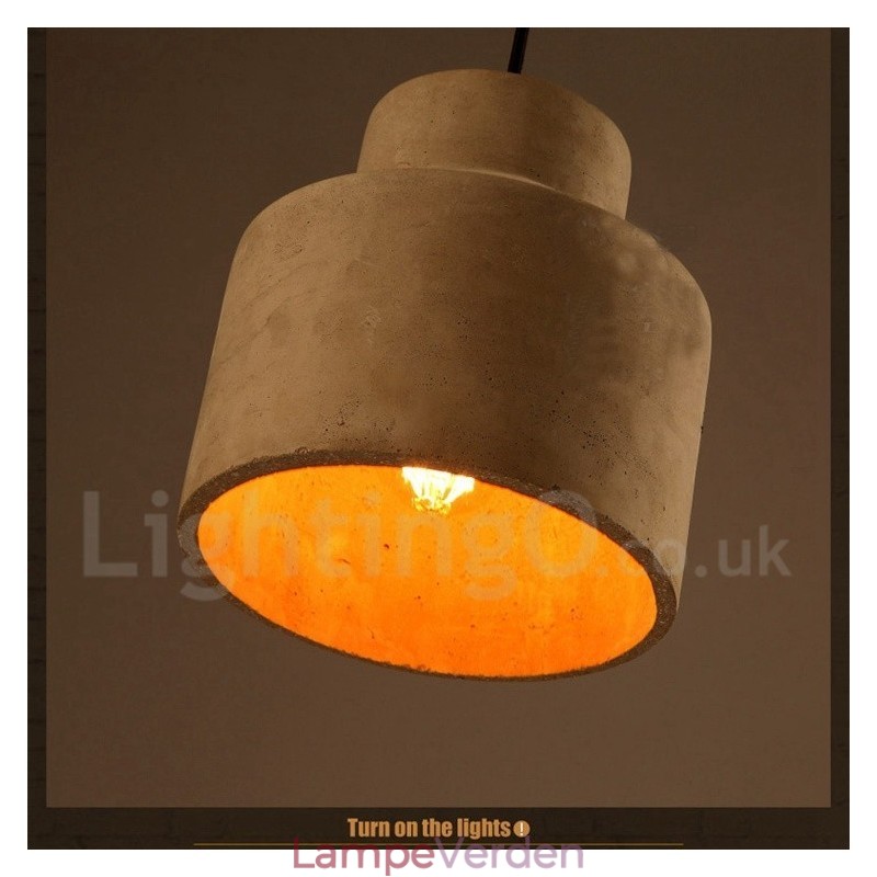 Moderne moderne Concrte enkelt lys pendel