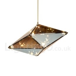 Moderne moderne glasskygge pendellampe