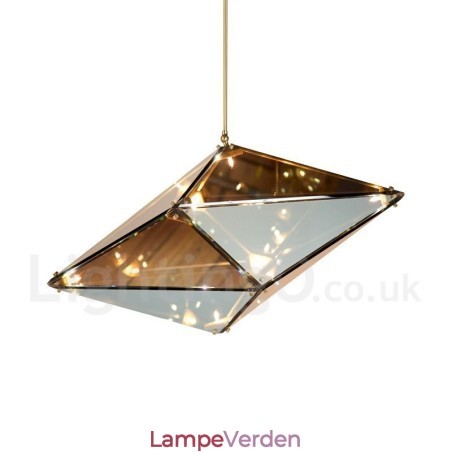 Moderne moderne glasskygge pendellampe Moderne moderne glasskygge pendellampe