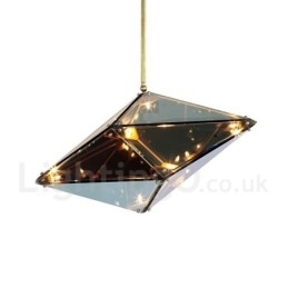 Moderne moderne glasskygge pendellampe