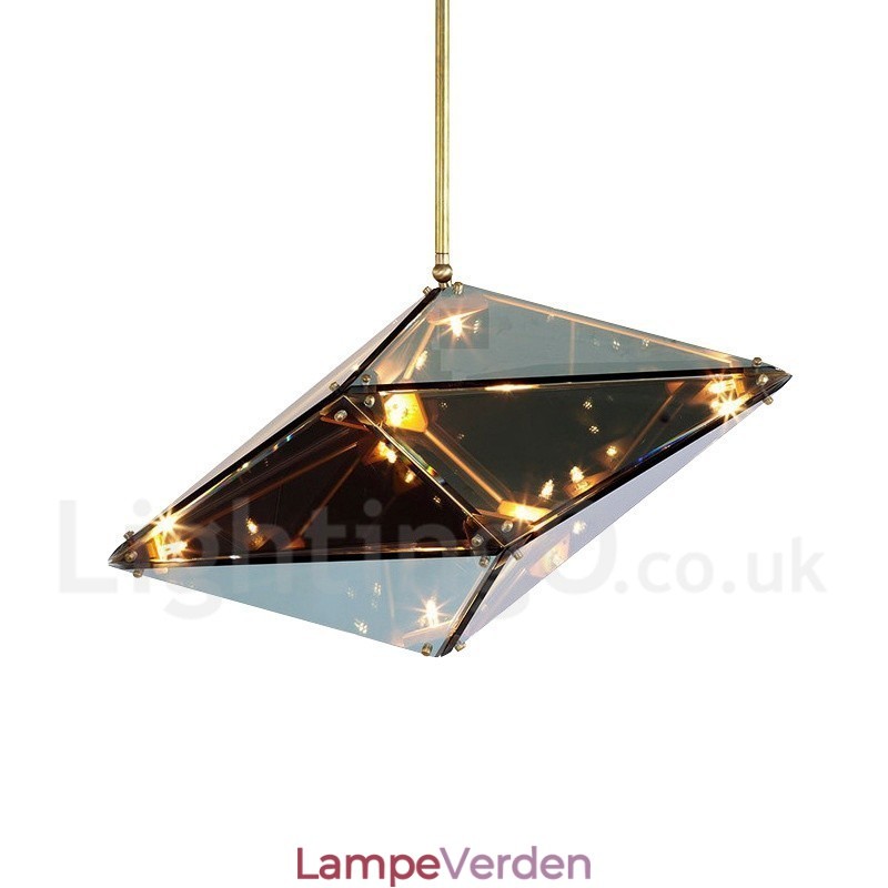 Moderne moderne glasskygge pendellampe