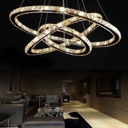 Loftslamper med Fashion Style Ring Crystal Loftslampe