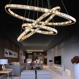 Loftslamper med Fashion Style Ring Crystal Loftslampe