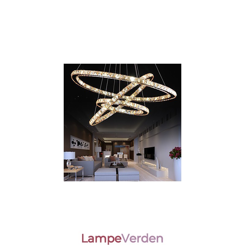 Loftslamper med Fashion Style Ring Crystal Loftslampe